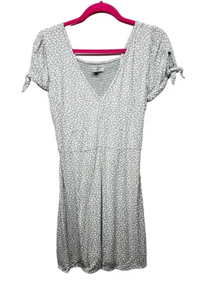 Abercrombie & Fitch Womens Mini Dress Small Fairy Cottagecore Babydoll Smocked thumbnail 1