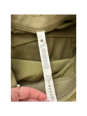 Lululemon Relaxed High Rise Pant Bronze Green Jogger Size 2 thumbnail 6