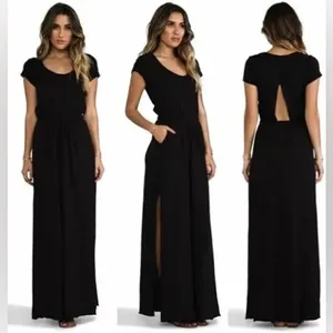 Free People FP Beach Audrina Side Slit Maxi Dress thumbnail 3