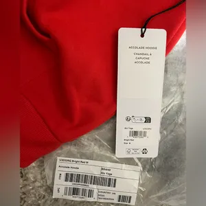 ALO Yoga NWT Accolade Hoodie Bright Red Color Unisex Oversized Size M thumbnail 7