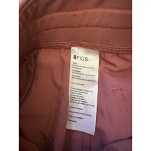 FIGS HW Zamora Jogger Scrub Pants Womens XXS Mauve Pink High Waisted 1000207 thumbnail 6