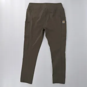 Carhartt Force Utility Leggings Olive Green Pocket Fitted Pants Size S (4-6) thumbnail 10