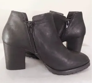 Lucky Brand Black Leather Ankle Boots thumbnail 8