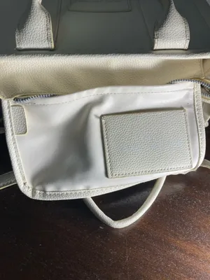Cream The Tote Bag Small Leather Shoulder Tote thumbnail 5
