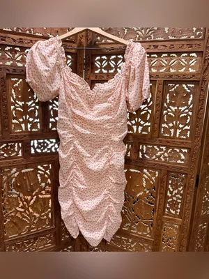 ASTR the Label Cinched Sweetheart Mini Dress thumbnail 3