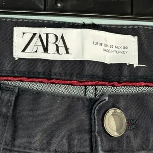 Zara Mens Skinny Fit‎ Black Pants 5-Pocket Denim Style Trousers Size 30 thumbnail 3