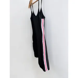 Brandy Melville Black Mini Dress Side Stripe Spaghetti‎ Strap One Size XS/S thumbnail 3