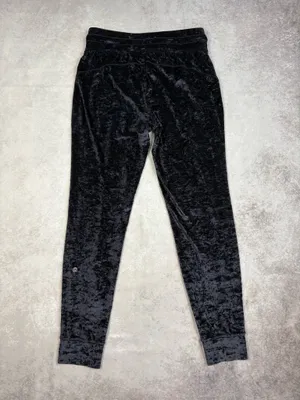 Lululemon Black Crushed Velvet Velour Three Piece Set thumbnail 7