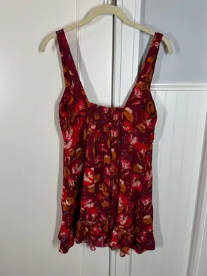 Free People Lattice Lovers Floral Slip Dress size small floral printed girly thumbnail 5