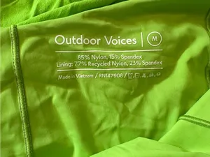 Outdoor Voices‎ Grasshopper Green Cross Back Mini Dress thumbnail 3