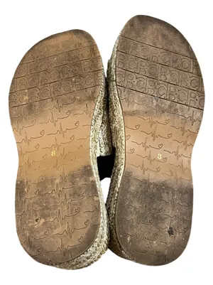 Seychelles Driftwood Raffia Platform Slide Sandals Size 8 EUC thumbnail 5
