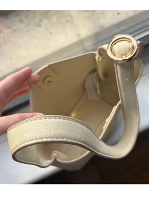 Mango MNG ivory Cream Shoulder Bag thumbnail 4