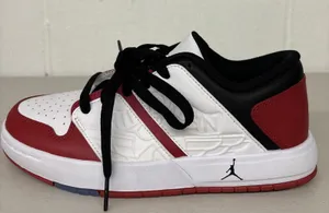 4.5y Nike Jordan NU Retro 1 Low GS Varsity Red White Kids Youth FB4412 611 Shoe thumbnail 1