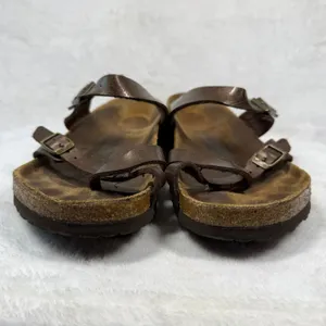 Birkenstock Mayari Metallic Copper Bronze Sandals EU 39 L8-8.5 Strappy Slide thumbnail 2