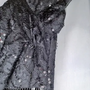 David's Bridal Short Sleeve Illusion Lace Tiered Ruffle Black Homecoming Dress thumbnail 4