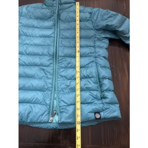 REI Co-Op Teal Puffer Down Insulated Full Zip Jacket Kids XL (18) Packable thumbnail 12