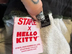 Hello Kitty X Staple Pigeon Camo Sweatpants- XL thumbnail 7