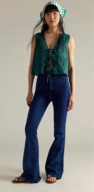 Free People Jayde Flare Jeans thumbnail 1