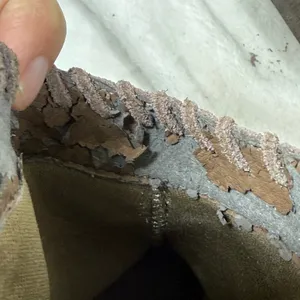Extrafine Sugar Taupe Suede‎ Fringe Western Ankle Boots Whipstitch Trim 10 thumbnail 12