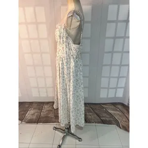 SHEIN Mod NWT Multicolor Floral Lace Trim Smocked Romantic Sundress Size 2XL thumbnail 7