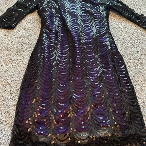 Sequin dress Black thumbnail 2