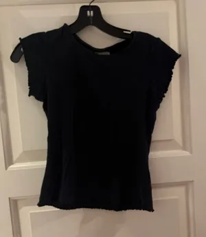Chaser Black Short Sleeve Crewneck Top thumbnail 1