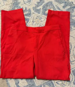 Old navy red dress pants  thumbnail 1
