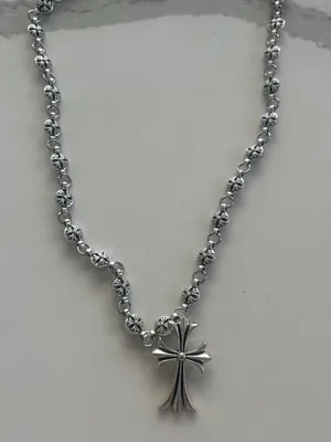 Cross Vintage Style look Silver tone New thumbnail 4