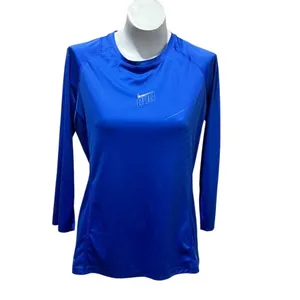Nike Women's Long Sleeve Running Top Blue Size L Dri-Fit Activewear thumbnail 4