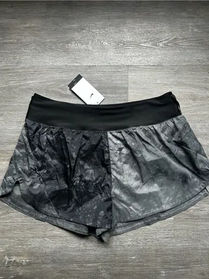 Nike Women's Trail Repel Black & Gray 3 inch Brief Lined Running Shorts XL NWT thumbnail 4