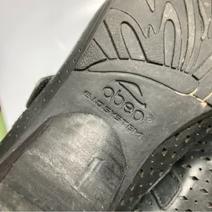ABEO Noelle black leather Mary‎ Jane heels size 7 thumbnail 6