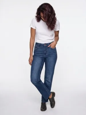 ZARA Jeans in Dark Blue Wash thumbnail 8