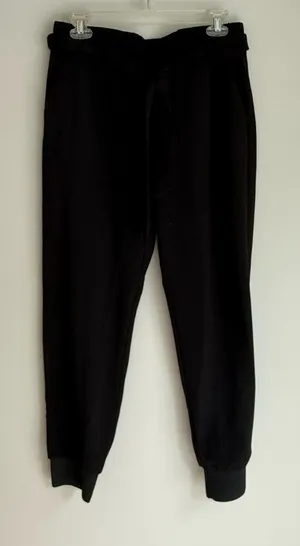 Rachel Zoe Black Joggers Elastic Cuffs Athleisure thumbnail 1
