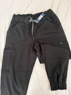 Jaanuu Scrub Pants Jogger Black thumbnail 1