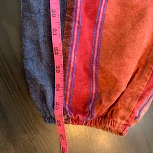 Rising International Nepal Patchwork Overalls Jumpsuit Boho Hippie XL‎ Colorful thumbnail 11
