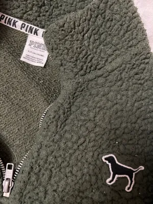 PINK - Victoria's Secret Sherpa Quarter Zip thumbnail 2