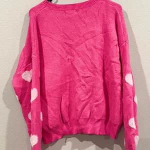 Alter’d State Pink Heart Sweater Size L NWT Cozy Valentine Cottagecore Knit thumbnail 7