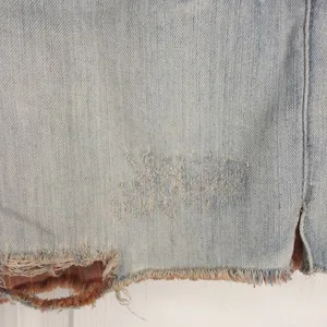Free People Distressed Denim Shorts Light Wash thumbnail 8