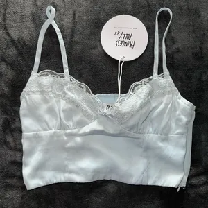 Princess Polly Old School Love Crop Top in Blue Size 0 New with tag thumbnail 9