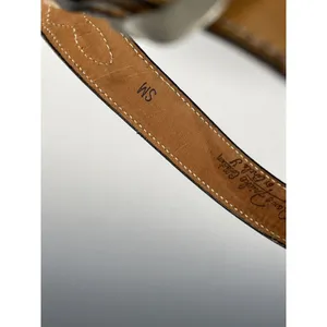 Janie Fricke Collection by circle Y Leather SM‎ Belt Vintage 80's Rodeo Snake thumbnail 3