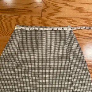 Brandy Melville Green Pencil Mini Skirt with Slit thumbnail 3