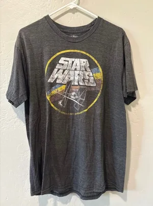 Star Wars Charcoal Gray Graphic Tee thumbnail 1