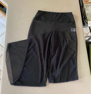 Love University Black Mesh Pant Size M thumbnail 1