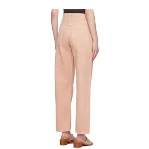 NWOT AGOLDE X FREE PEOPLE Pink Salt Criss-Cross Upsized Jeans thumbnail 4