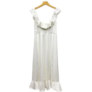 Show Me Your Mumu Alexis Midi Dress in Ivory Luxe Satin size Small thumbnail 4