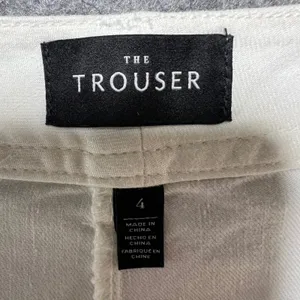 White House Black Market The‎ Trouser White Linen Blend Wide Leg Pants Size 4 thumbnail 6
