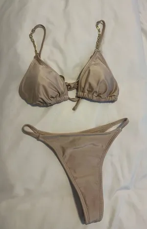 Shade & Shore Champagne Color Bikini Set thumbnail 1