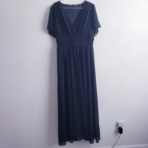 Baltic Born Birdie Maxi Dress Smocked Short Sleeve New Without Tags thumbnail 3