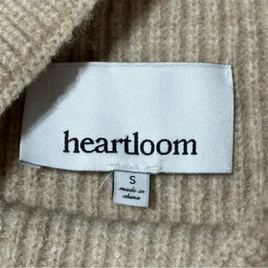 Heartloom Women’s Size S Tan Beige Chunky Knit Pullover Sweater thumbnail 4