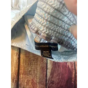 American Eagle Denim Skirt Pockets Size M thumbnail 5